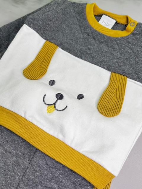 conjunto tilly menino cachorrinho metalasse- M - Imagem 5